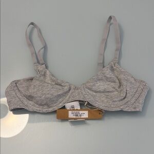 NWT SKIMS Cotton Jersey Unlined Demi Bra